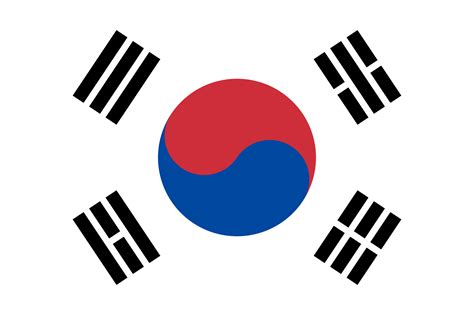 bandeira coreia do sul